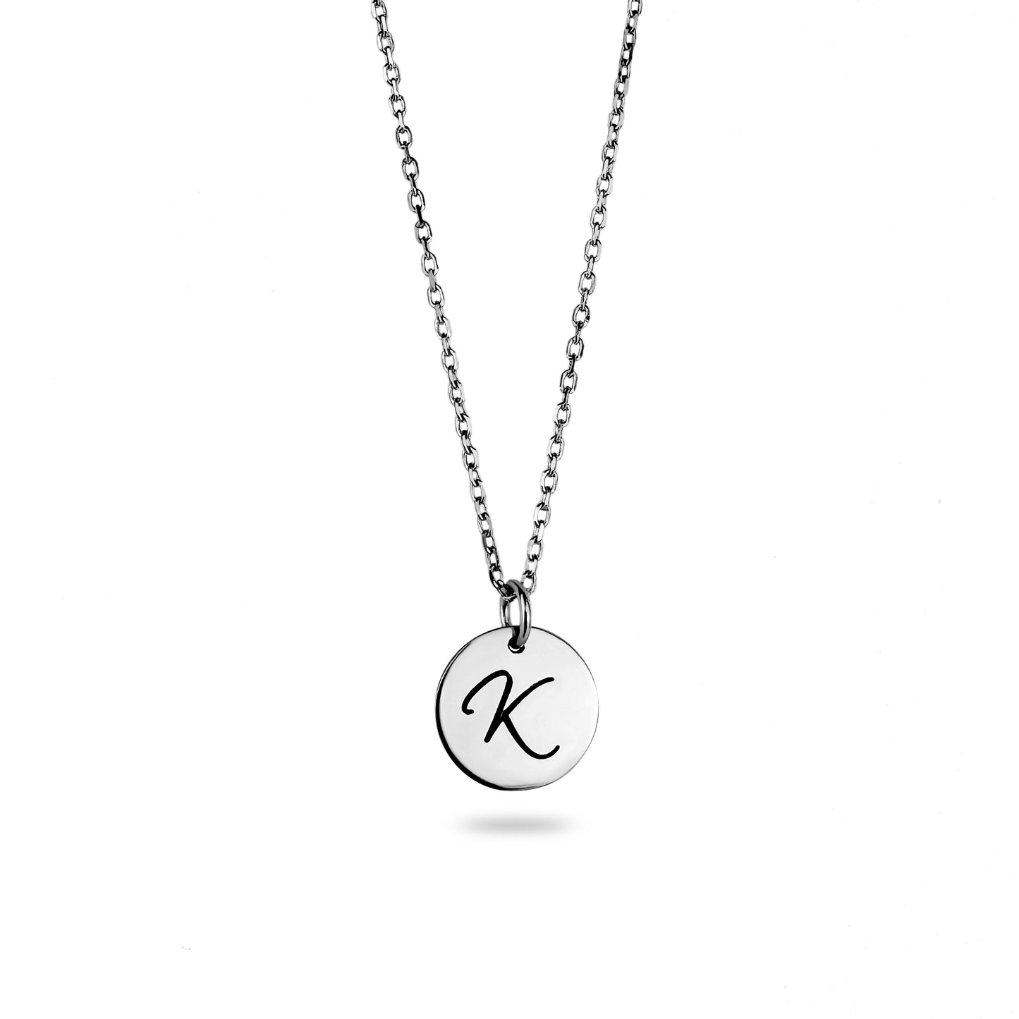 Coin Initial Necklace