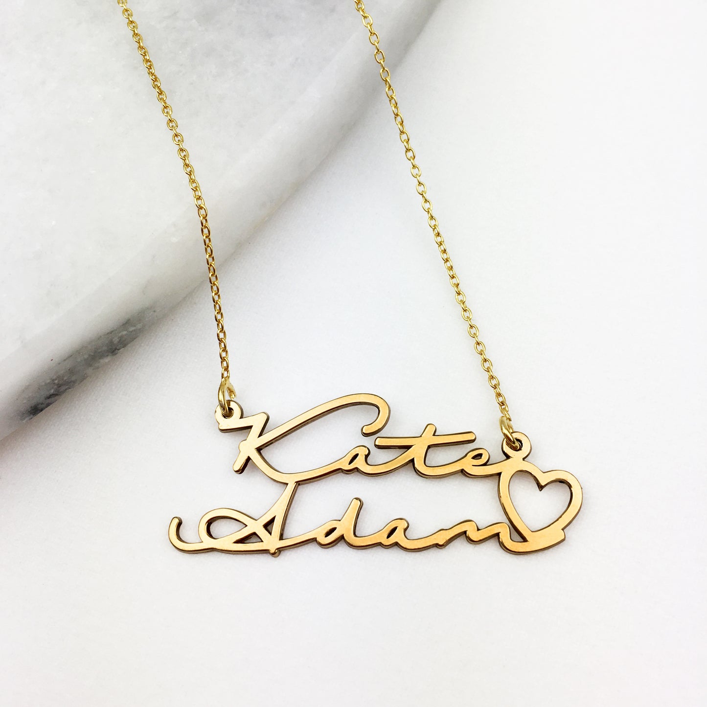 Double Name Necklace