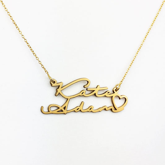 Double Name Necklace