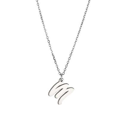 Initial Letter Necklace