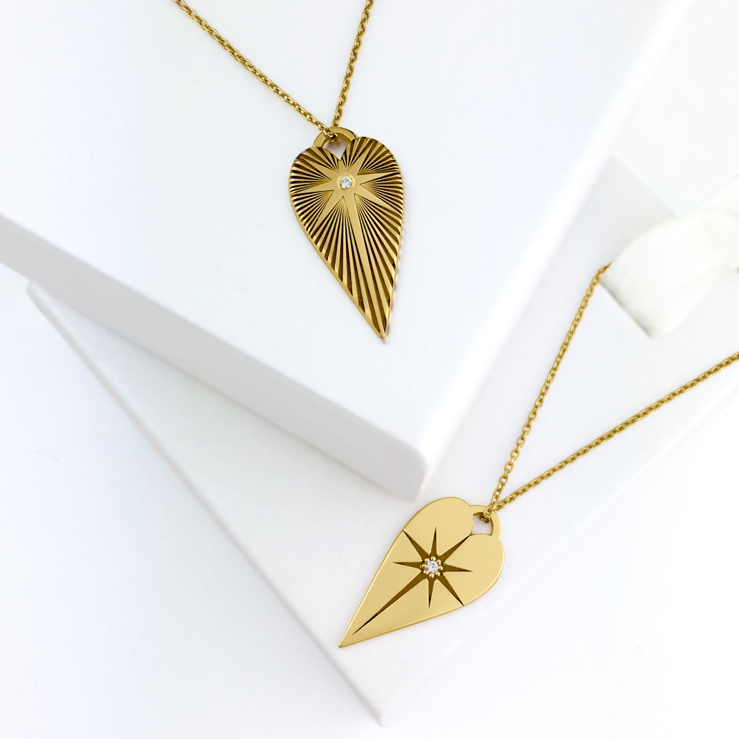 North Star Heart Necklace