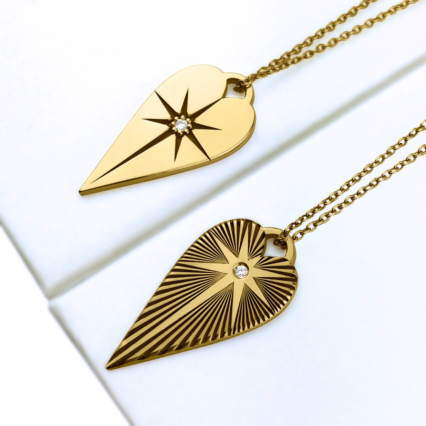 North Star Heart Necklace