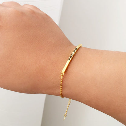 Slim Bar Bracelet