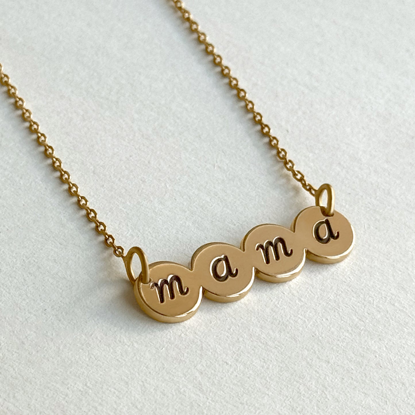 Mama Disc Necklace