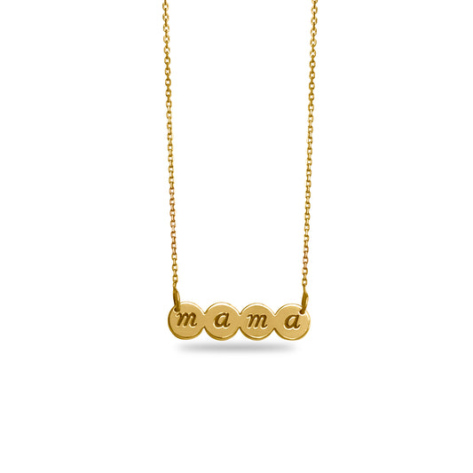 Mama Disc Necklace