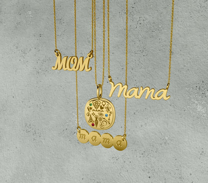 Mama Disc Necklace