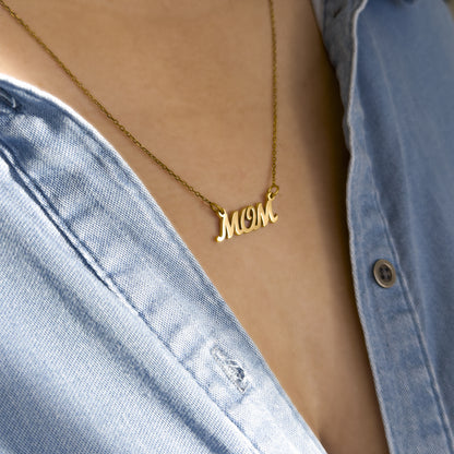 MOM Charm Necklace